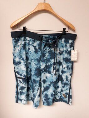Flag & Anthem Mens Swim Shorts Blue Size 34" Waist NEW WITH TAGS!